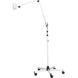 Lampe d'examen mobile à LED sur trépied avec bras à double articulation