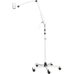 Lampe d'examen mobile à LED sur trépied avec bras articulé et ressort de soutien