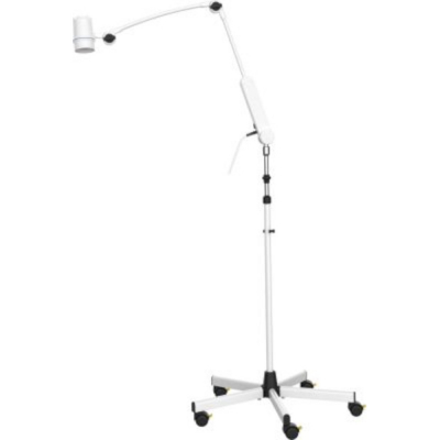 Lampe d'examen mobile à LED sur trépied avec bras articulé et ressort de soutien