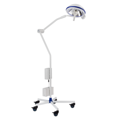 Lampe d'examen mobile avec alimentation sans interruption (ASI)