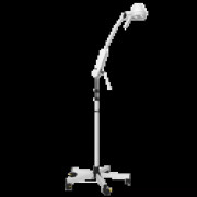 Lampe d'examen mobile avec bras articulé et support réglable en hauteur