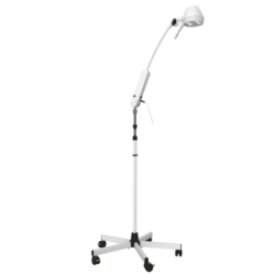 Lampe d'examen mobile avec bras articulé et support réglable en hauteur