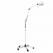 Lampe d'examen mobile avec double bras articulé, support réglable en hauteur