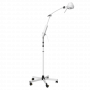 Lampe d'examen mobile avec double bras articulé, support réglable en hauteur