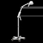 Lampe d'examen mobile, bras à double articulation, support à hauteur fixe