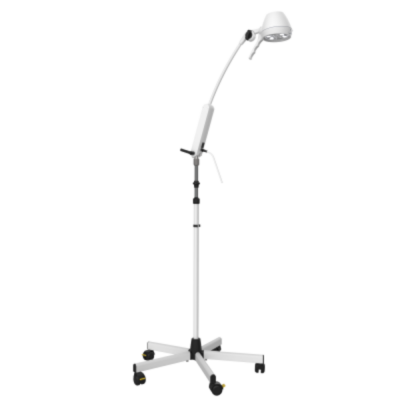 Lampe d'examen mobile sur un trépied réglable en hauteur