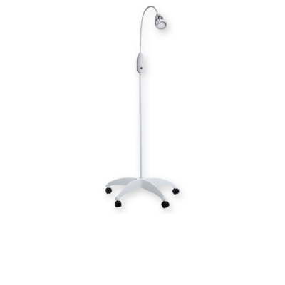 Lampe LUXIFLEX à LED sur socle à roulettes