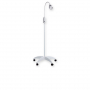Lampe LUXIFLEX à LED sur socle à roulettes