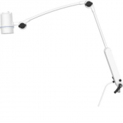 Lampe sur bras à double articulation sans ressort de soutien 