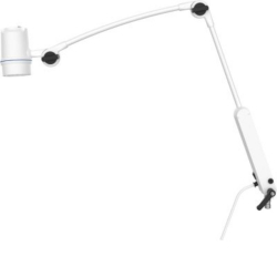 Lampe sur bras à double articulation sans ressort de soutien 