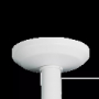 Baldaquin pour plafonnier avec anneau de fixation