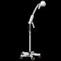 Lampe d'examen mobile avec bras articulé et support réglable en hauteur