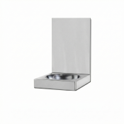 Cuve lave-mains à dosseret en Inox