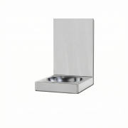 Cuve lave-mains à dosseret en Inox