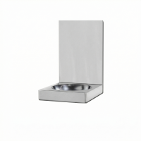 Cuve lave-mains à dosseret en Inox Cuve lave-mains à dosseret en Inox