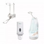Distributeur de savon/SHA manuel inox Airless 1L