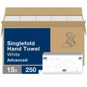 Papier essuie-main plié 3600 feuilles (20 paquets)