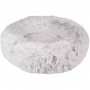 Panier rond en tissu pilou pour chat – nid douillet avec coussin amovible