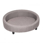 Sofa pour chien Tourmaline brun – Couchage chic, ferme et lavable avec coussin déhoussable
