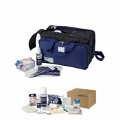 Sac garni pour secours et soins