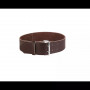 Collier en cuir havane pour bovins