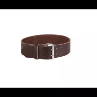 Collier en cuir havane pour bovins Collier en cuir havane pour bovins