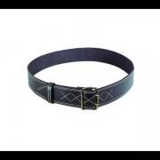 Collier noir en cuir