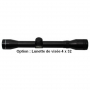 Lunette de visée 4 x 32 pour projecteur hypodermique à gaz