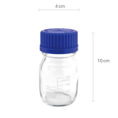 Bouteilles de réactif 