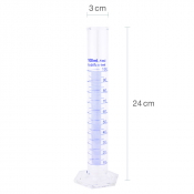 Cylindres Gradués Verre Borosilicaté 100/250/500 ml – Mesure Précise & Haute Résistance