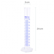 Cylindres Gradués Verre Borosilicaté 100/250/500 ml – Mesure Précise & Haute Résistance