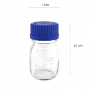 Flacons Réactif Verre Borosilicate 3.3 – Résistants Chimie et Température