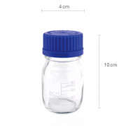 Flacons Réactif Verre Borosilicate 3.3 – Résistants Chimie et Température