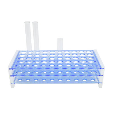 Support pour Tubes à Essai Plastique – 50 Emplacements – Stable & Pratique