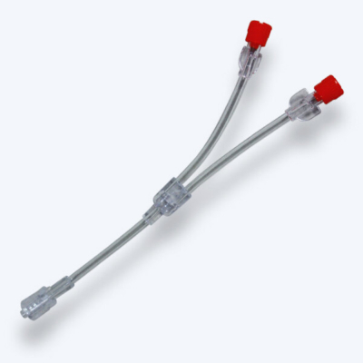 Adaptateur pour 2 perfuseurs