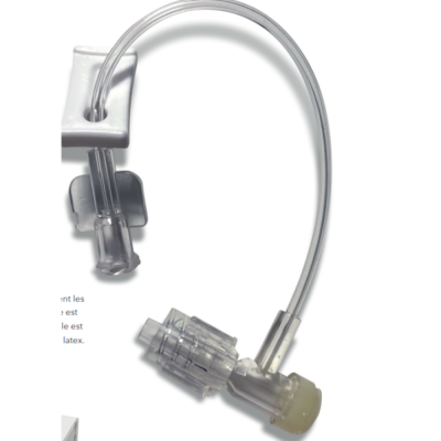 Prolongateur en T avec site d'injection pour perfusion