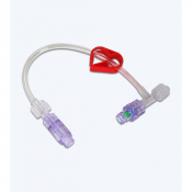 Prolongateur en T avec valve injectable