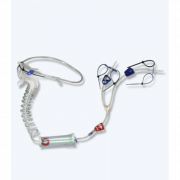 Set de perfusion à 2 tubes pour grands animaux