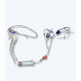 Set de perfusion à 2 tubes pour grands animaux