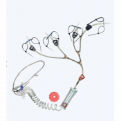 Set de perfusion à 4 tubes pour grands animaux
