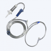 Set de perfusion vétérinaire stérile avec filtre antibactérien et compatibilité pompe IV