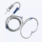 Set de perfusion vétérinaire stérile avec filtre antibactérien et compatibilité pompe IV