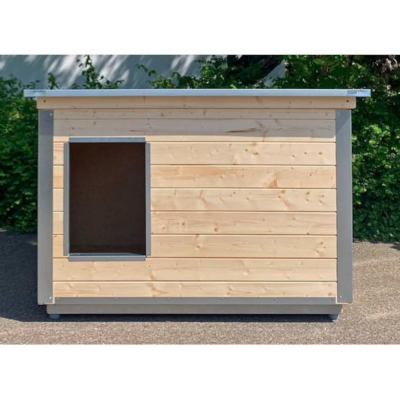Niche en bois isolée pour chien et chat – modèle CONFORT MKS