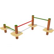 Clôtures zig zag pour agility
