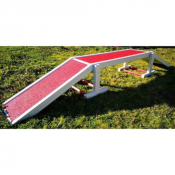 Passerelle Chiot Agility en PVC recyclé et tartan