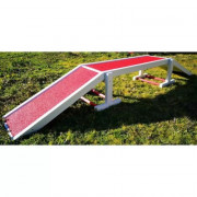 Passerelle Chiot Agility en PVC recyclé et tartan