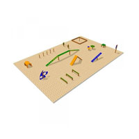Parcours agility chiens