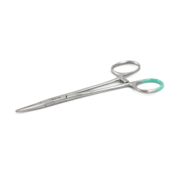 Pinces clamp pour artère Halsted de 12,5 cm à usage unique - 2 modèles : droit et courbé
