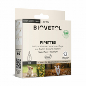 Pipettes antiparasitaires bio pour chiens