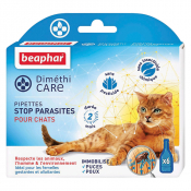 Pipettes antiparasitaires pour chats - Durée d'action 2 mois